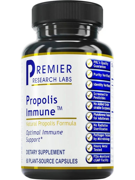 Premier Research Labs, Propolis Immune, 60 Plant-Source Capsules