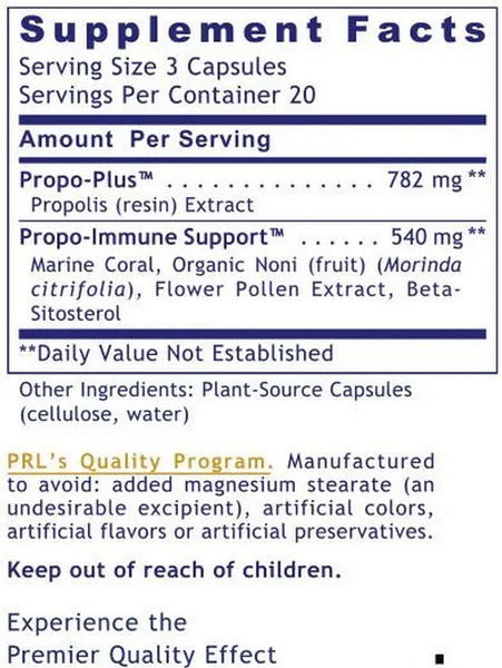 Premier Research Labs, Propolis Immune, 60 Plant-Source Capsules
