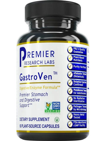 Premier Research Labs, GastroVen, 60 Plant-Source Capsules