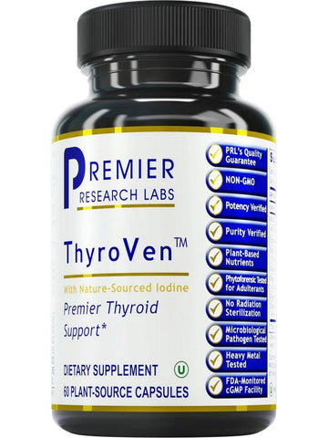 Premier Research Labs, ThyroVen, 60 Plant-Source Capsules