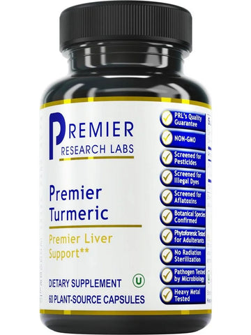 Premier Research Labs, Premier Turmeric, 60 Plant-Source Capsules