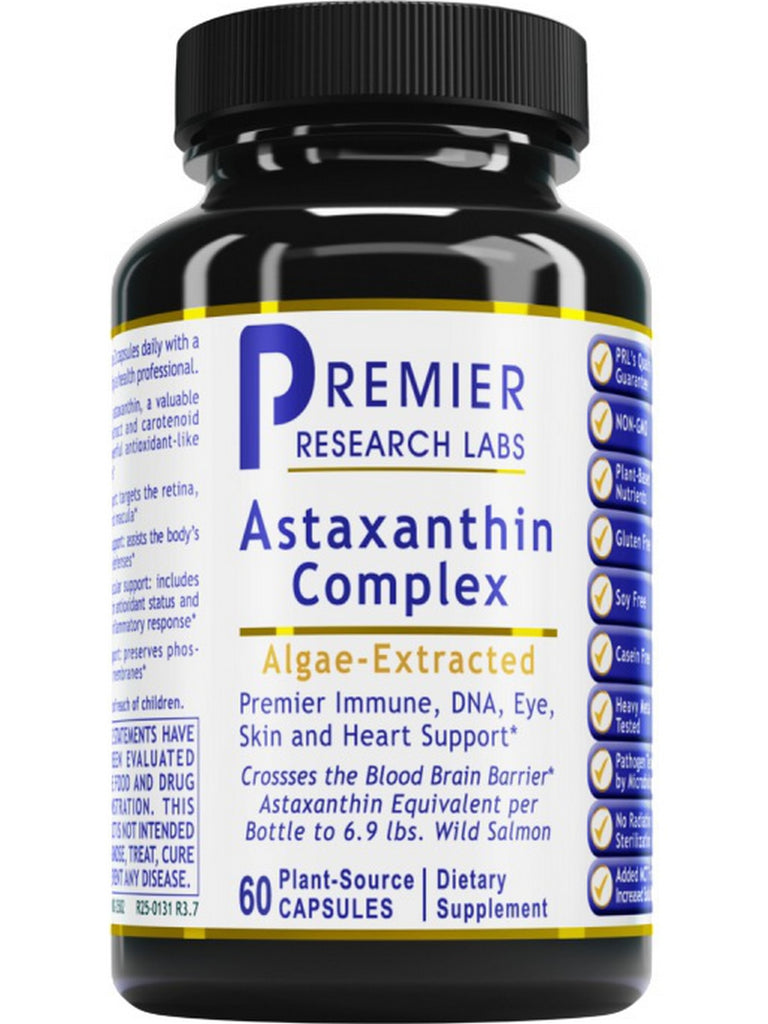 Premier Research Labs, Astaxanthin Complex, 60 Plant-Source Capsules