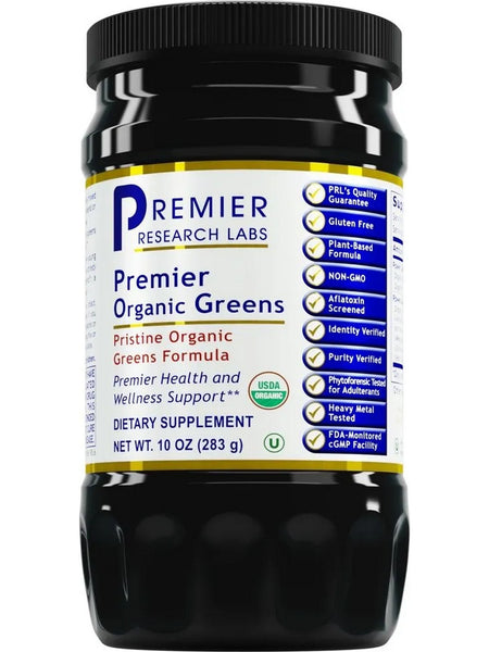 Premier Research Labs, Premier Organic Greens, 10 oz