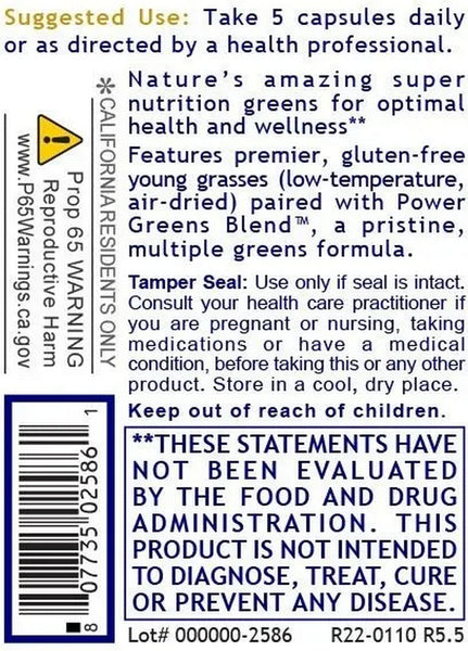 Premier Research Labs, Premier Greens Caps, 150 Plant-Source Capsules