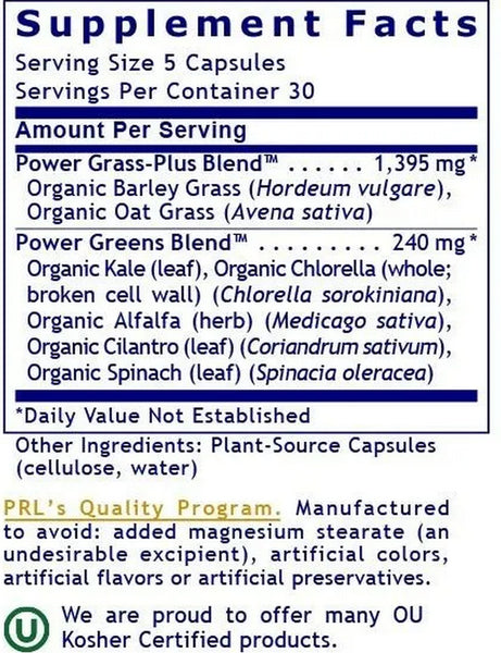 Premier Research Labs, Premier Greens Caps, 150 Plant-Source Capsules