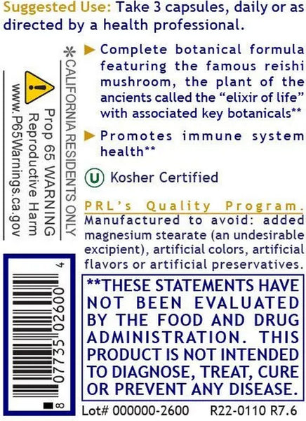 Premier Research Labs, Reishi Immune, 90 Plant-Source Capsules