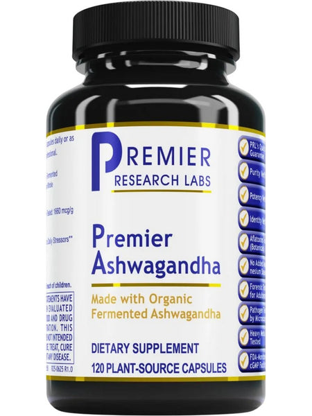 Premier Research Labs, Premier Ashwagandha, 120 Plant-Source Capsules