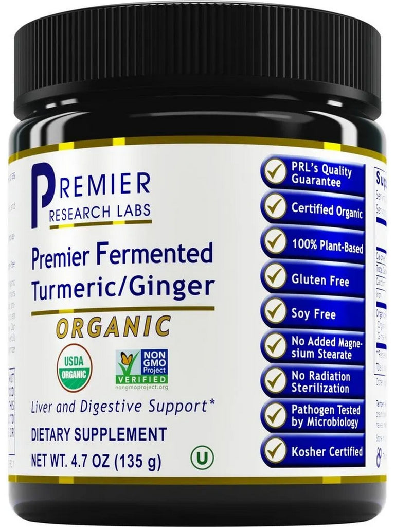 Premier Research Labs, Premier Fermented Turmeric/Ginger, 4.7 oz