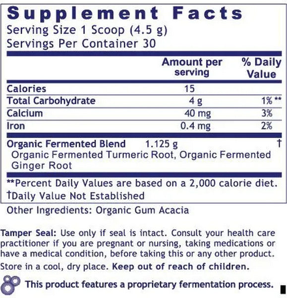 Premier Research Labs, Premier Fermented Turmeric/Ginger, 4.7 oz