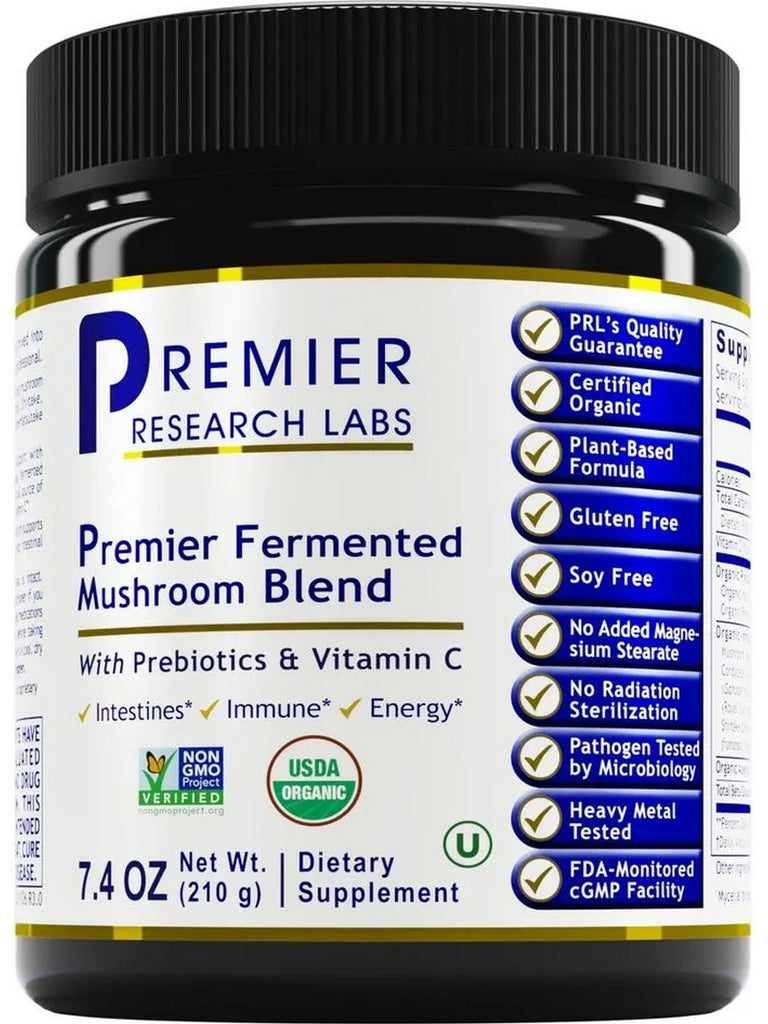 Premier Research Labs, Premier Fermented Mushroom Blend, 7.4 oz