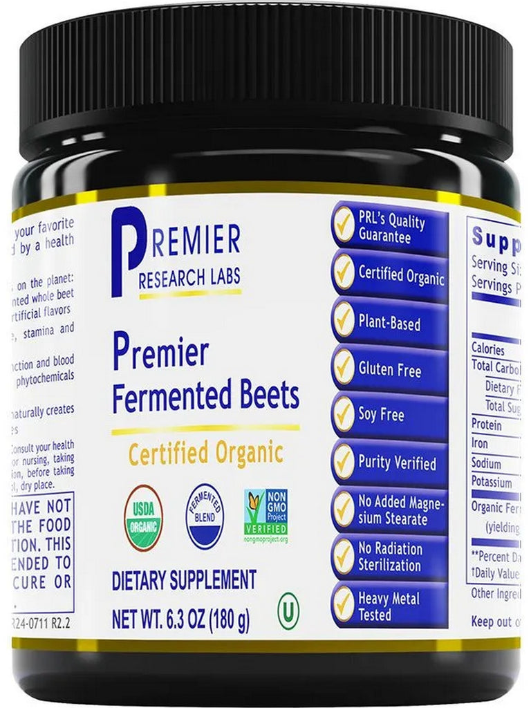 Premier Research Labs, Premier Fermented Beets, 6.3 oz