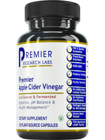 Premier Research Labs, Premier Apple Cider Vinegar, 120 Plant-Source Capsules