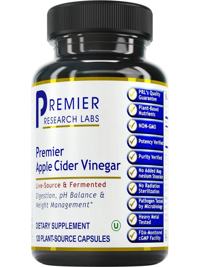 Premier Research Labs, Premier Apple Cider Vinegar, 120 Plant-Source Capsules