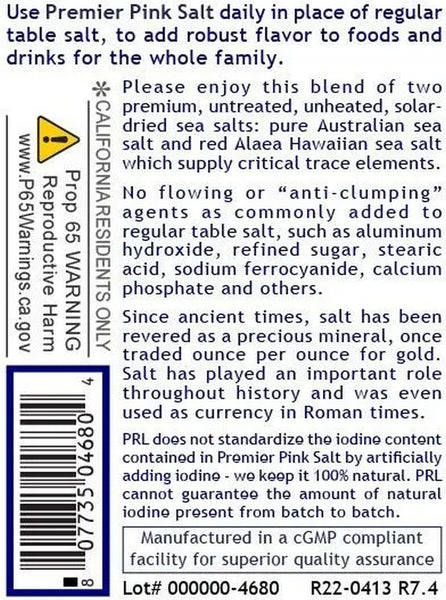 Premier Research Labs, Premier Pink Salt, 12 oz