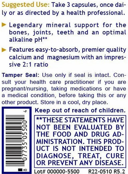 Premier Research Labs, Premier Calcium Magnesium Plus, 300 Plant-Source Capsules