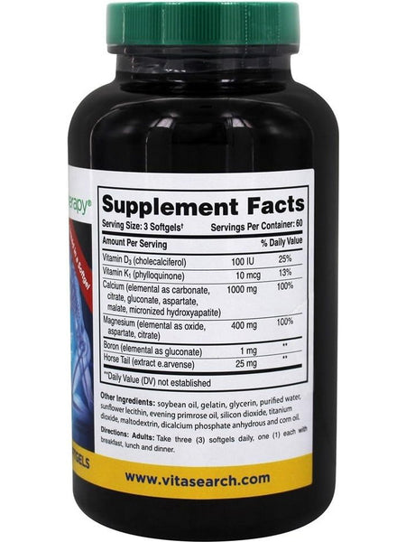 Phyto Therapy, Liquid Calcium with Magnesium, 180 Softgels