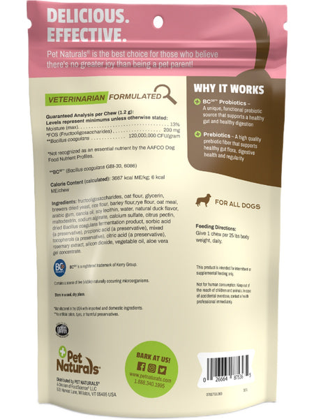 Pet Naturals, Daily Probiotic for Dogs, 60 chews