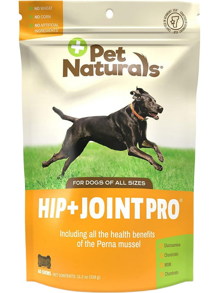 Pet Naturals, Hip + Joint Pro For Dogs, 60 chews