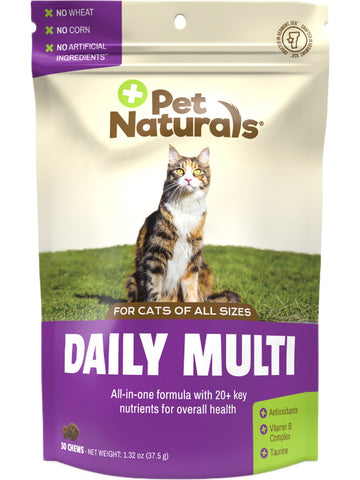 Pet Naturals, Daily Multi for Cats, 30 chews