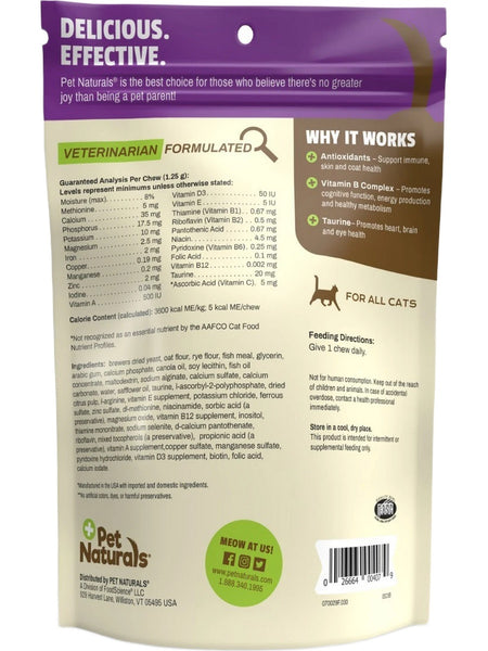 Pet Naturals, Daily Multi for Cats, 30 chews