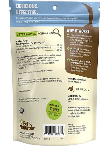 Pet Naturals, Calming for Cats, 30 chews