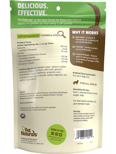 Pet Naturals, Breath Bites for Dogs, 60 chews