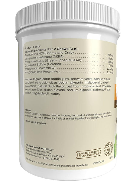 Pet Naturals, Hip + Joint for Dogs and Cats, 160 chews