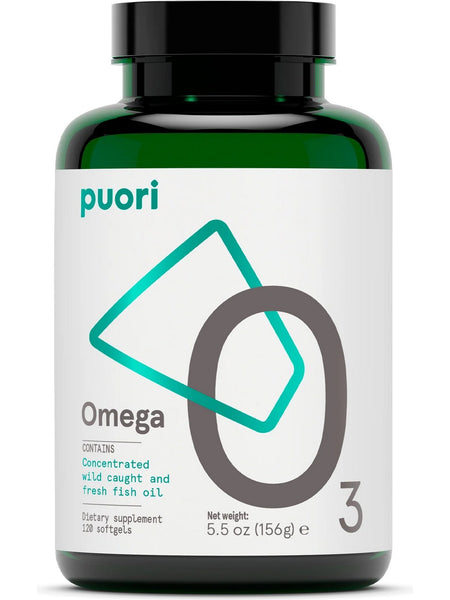 Puori, O3 - Fish Oil, 120 Softgels