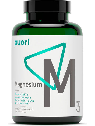 Puori, M3 - Magnesium Complex, 120 Capsules