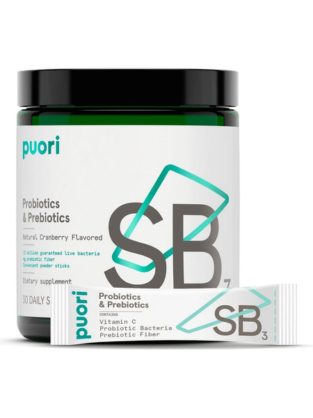 Puori, SB3 - Probiotics & Prebiotics, 30 Sachets