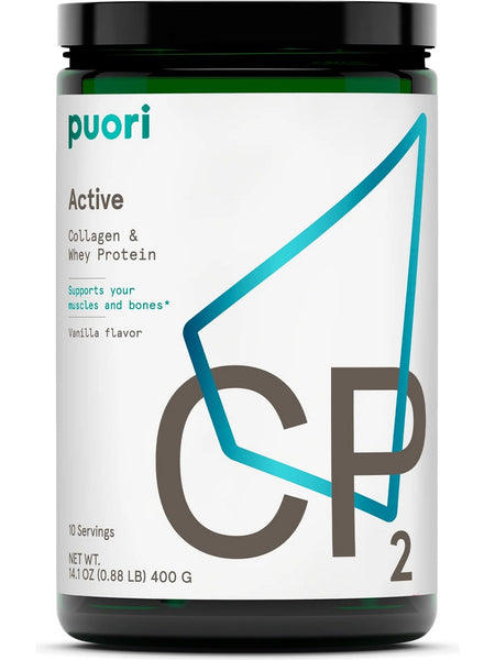 Puori, CP2 - Whey & Collagen, Vanilla, 14.1 oz