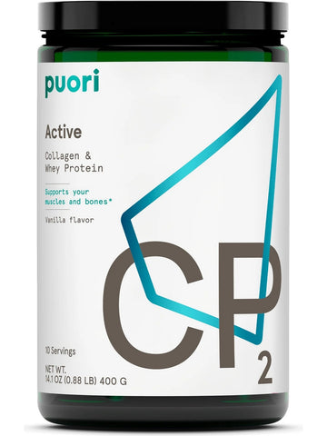 Puori, CP2 - Whey & Collagen, Vanilla, 14.1 oz