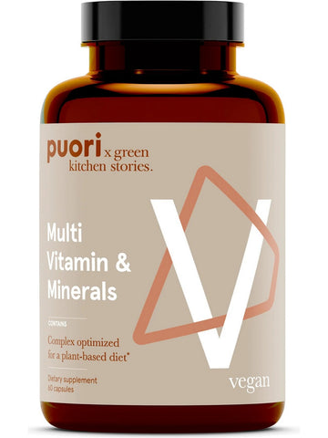 Puori, V - Multivitamin & Minerals, 60 Capsules