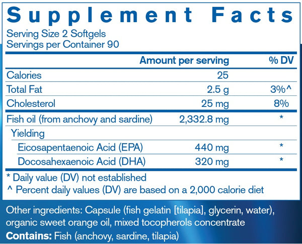 Pharmax, Finest Pure Fish Oil Capsules, 180 Softgel Capsules
