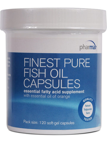 Pharmax, Finest Pure Fish Oil Capsules, 120 Softgel Capsules