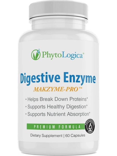 PhytoLogica, Digestive Enzyme, Makzyme-Pro, 60 Capsules