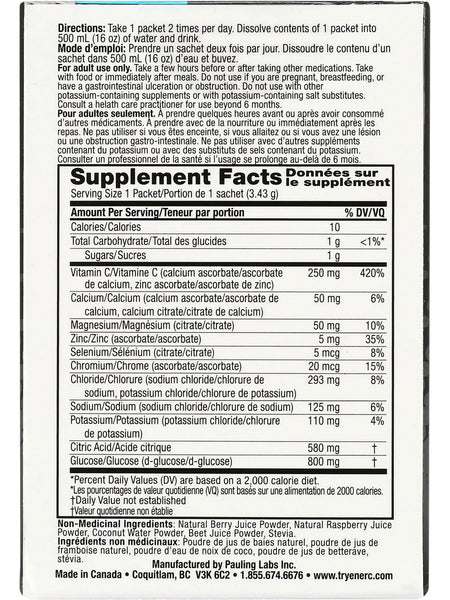 Ener-Life, Ener-C, Sport, Electrolyte Drink Mix, Mixed Berry, 12 Packets/Sachets
