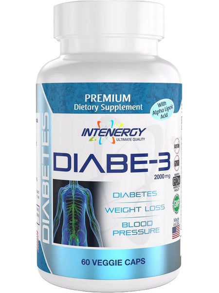 Intenergy, Diabe-3, 90 Veggie Caps – Herbs Direct