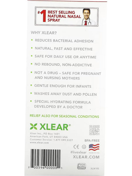 Xlear, Nasal Spray with Xylitol, 1.5 fl oz