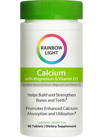 Rainbow Light, Calcium with Magnesium & Vitamin D3, 90 Tablets