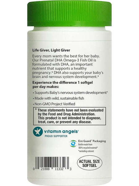 Rainbow Light, Prenatal DHA Omega 3 Fish Oil, 60 Softgels