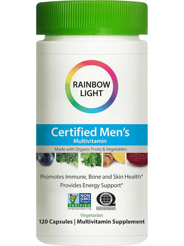 Rainbow Light, Certified Men's Multivitamin, 120 Capsules