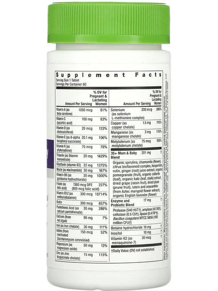 Rainbow Light, 35+ Mom and Baby Multivitamin, 60 Tablets
