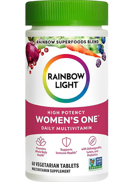Rainbow Light, High Potency Women's One Daily Multivitamin, 60 Vegetarian Tablets