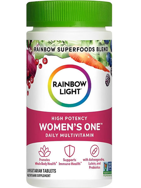 Rainbow Light, High Potency Women's One Daily Multivitamin, 30 Vegetarian Tablets
