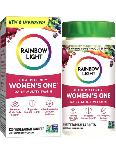 Rainbow Light, High Potency Women's One Daily Multivitamin, 120 Vegetarian Tablets