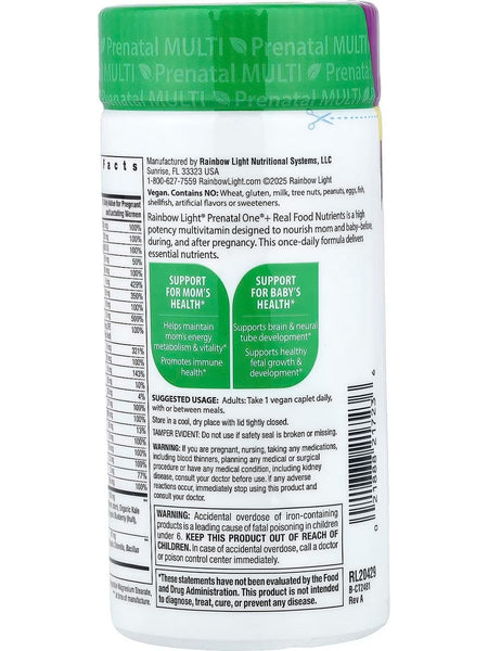 Rainbow Light, Prenatal One+, 60 Vegan Caplets