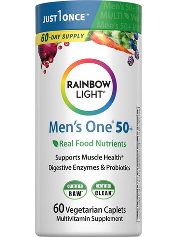 Rainbow Light, Men’s One 50+, 60 Vegetarian Caplets