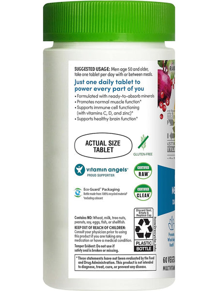 Rainbow Light, High Potency Men’s One 50+ Daily Multivitamin, 60 Vegetarian Tablets