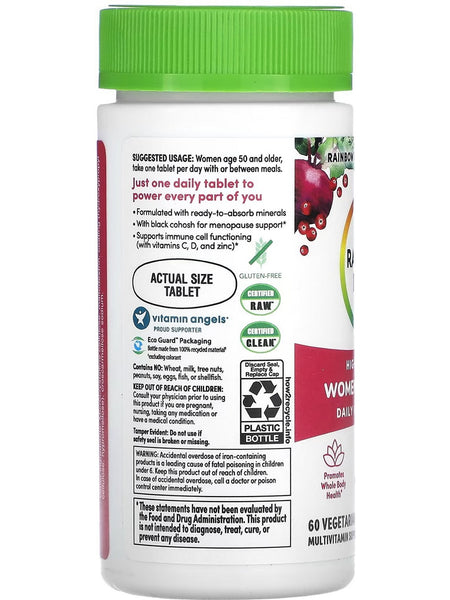 Rainbow Light, High Potency Women’s One 50+ Daily Multivitamin, 60 Vegetarian Tablets